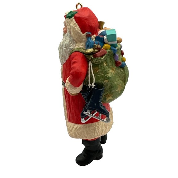 Hallmark Keepsake Ornament Merry Olde Santa Collectors Series Ice Skates 1993 Vi - Picture 7 of 10